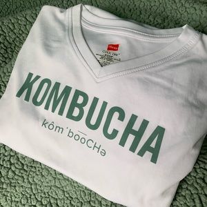 KOMBUCHA Cool Dry Hanes V-Neck Shirt